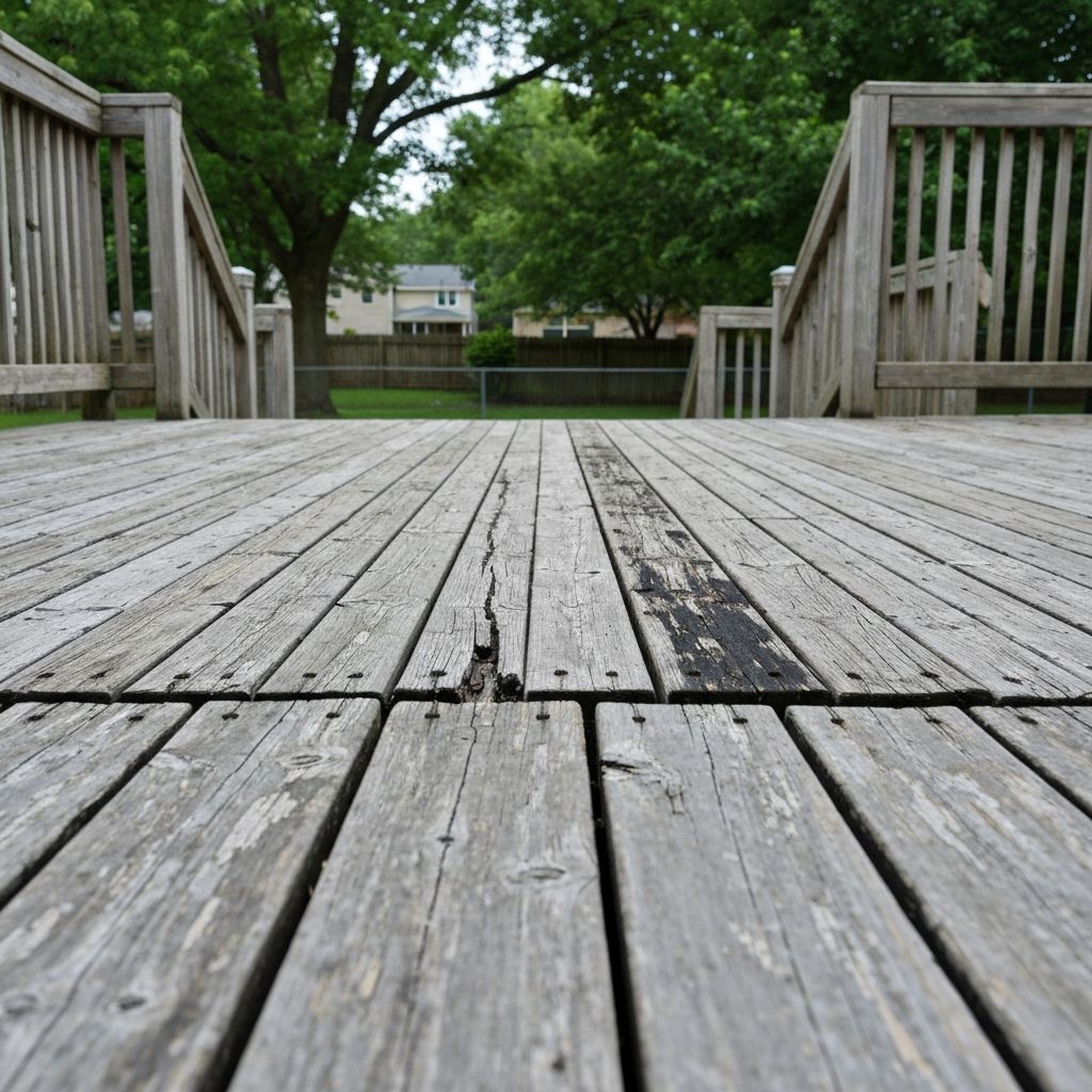 Before: Deck Refinishing