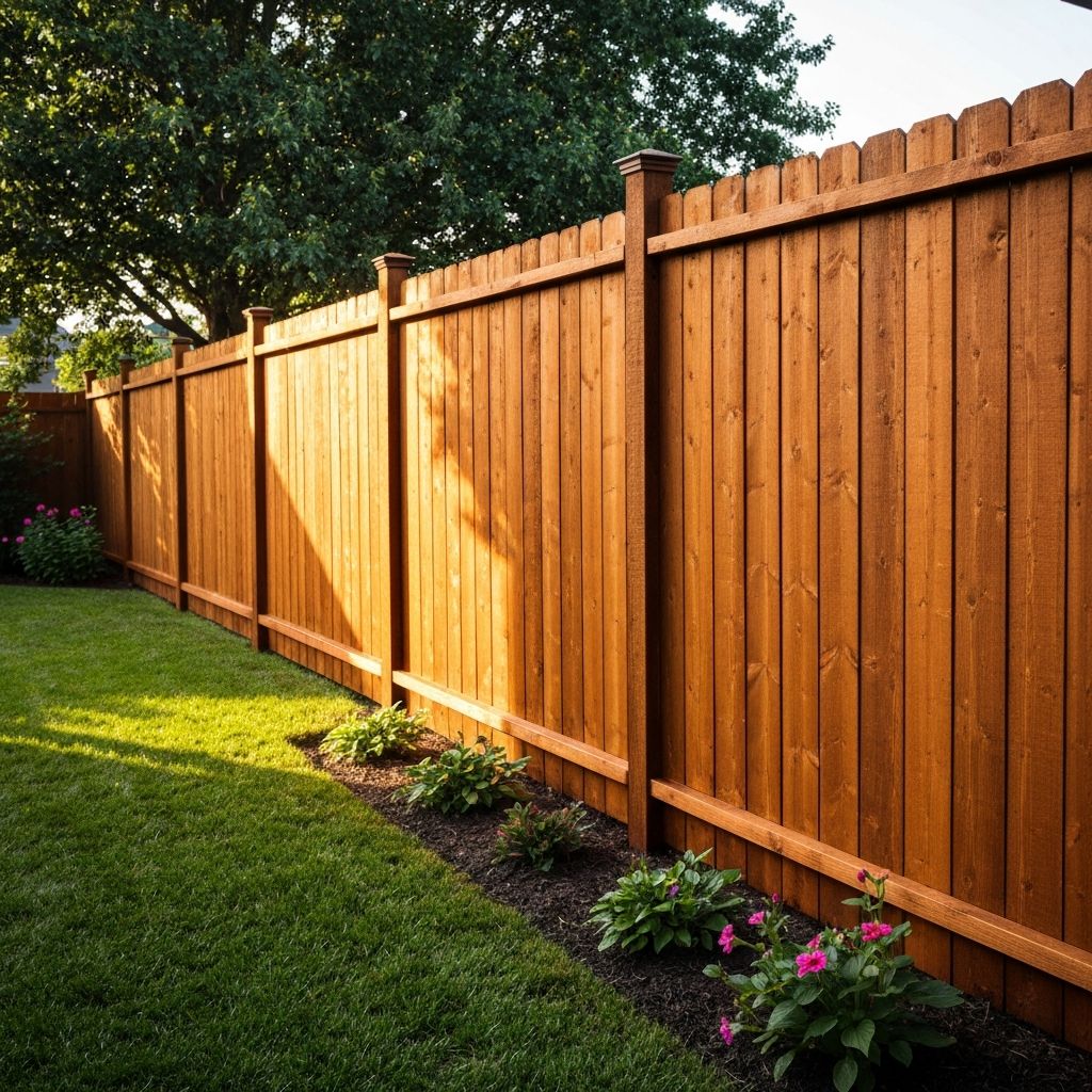 After: Wood Fence Restoration